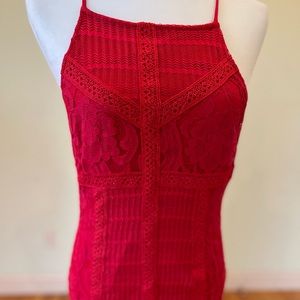 Forever 21 small red mini dress stretchable.